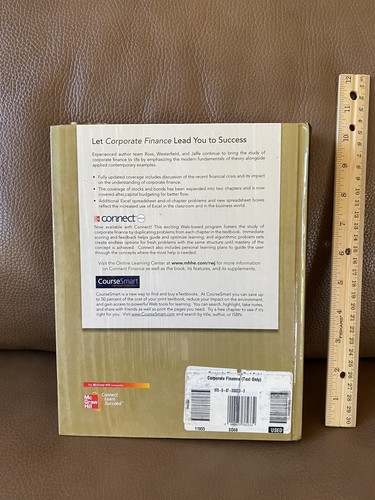 Corporate Finance 9e Textbook ~ Ross Westerfield Jaffe ~ 2009 HC - Picture 2 of 14