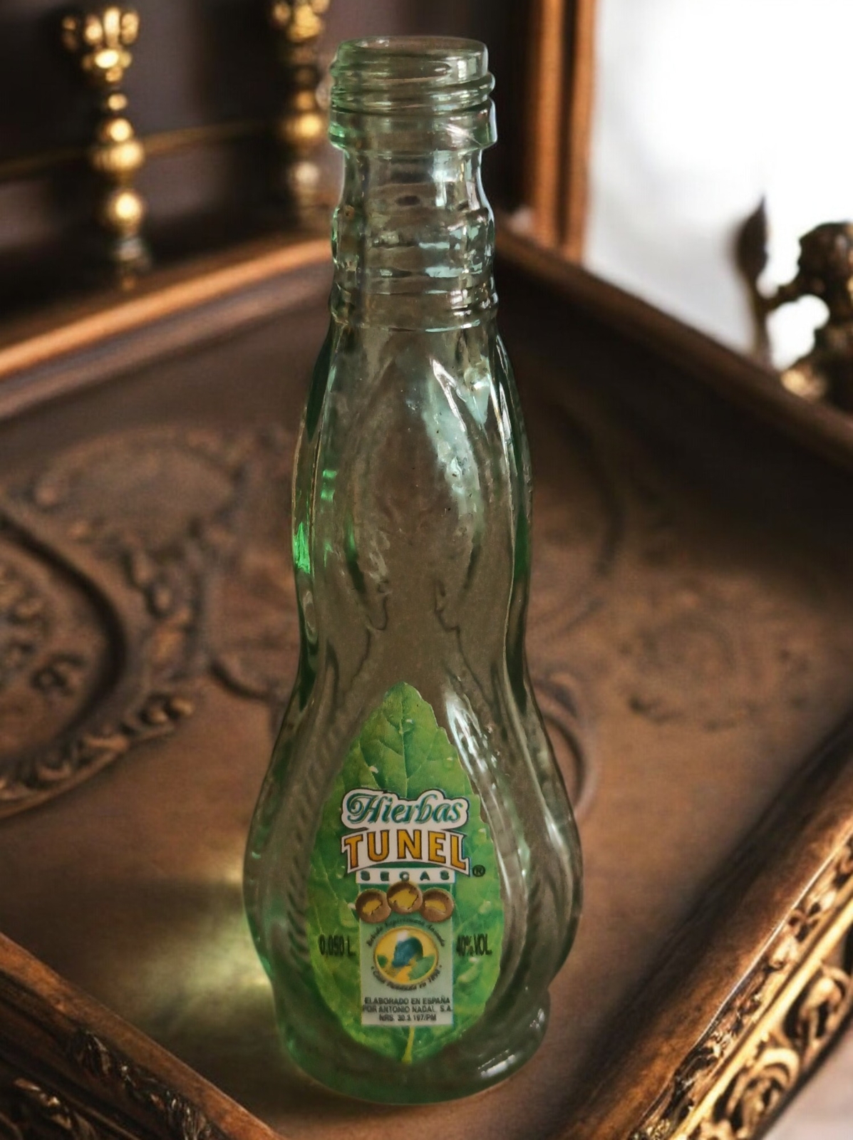 Mignonette Alcool Vide Hierbas Tunel - Édition Vintage
