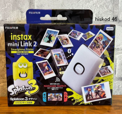 【現在廃盤・新品】instax mini Link 2 Splatoon3 Splatoon 3 Cheki instax mini Link 2 Special Smartphone Printer