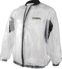 O'Neal Splash 100% PVC Waterproof Raincoat Jacket Large Clear Transparent