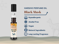 BLACK MUSK Premium Quality Concentrated Perfume Oil / Fragrance / Attar / Unisex
