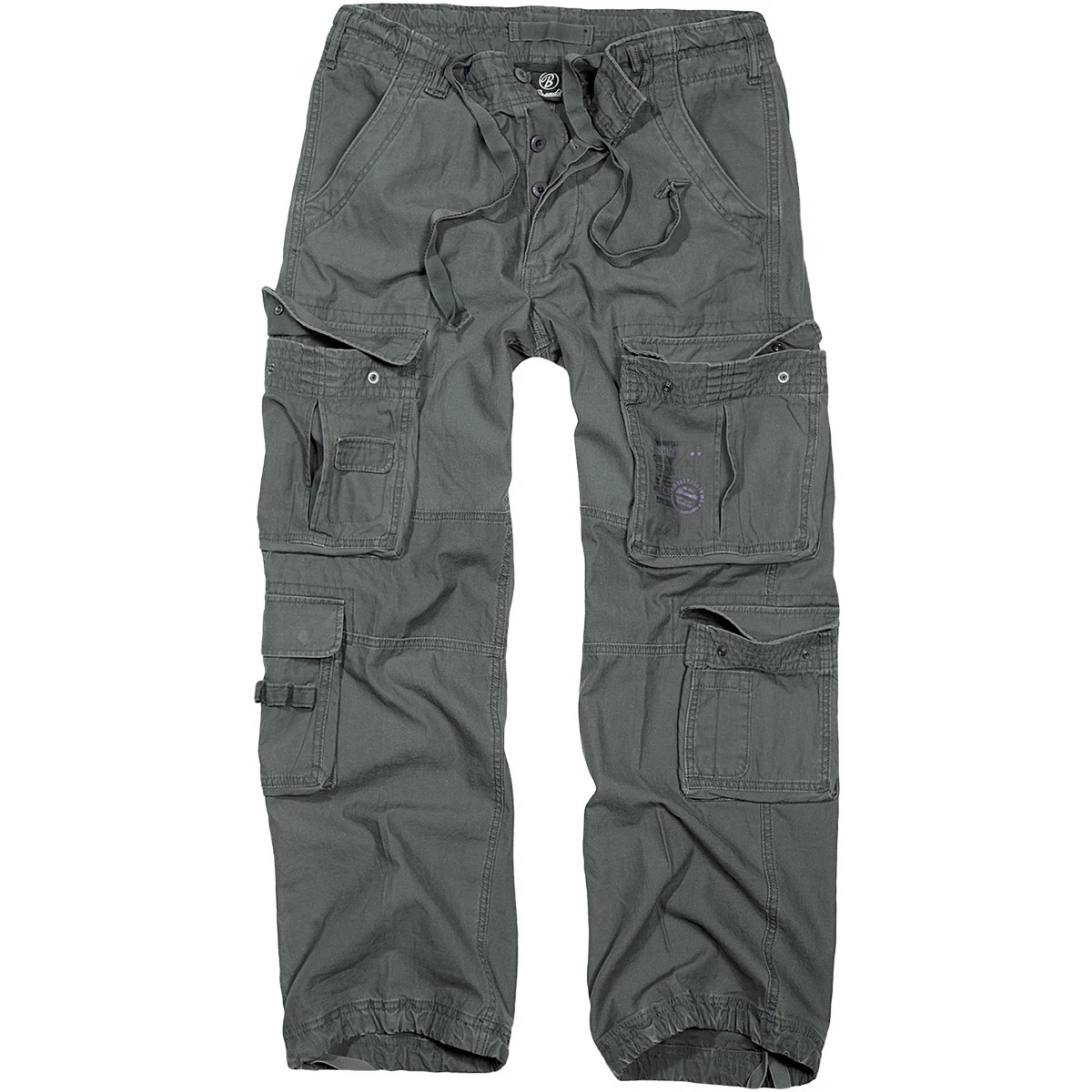 Brandit Pure Vintage Mens Trousers Motorcycle Travel Cargo Pants