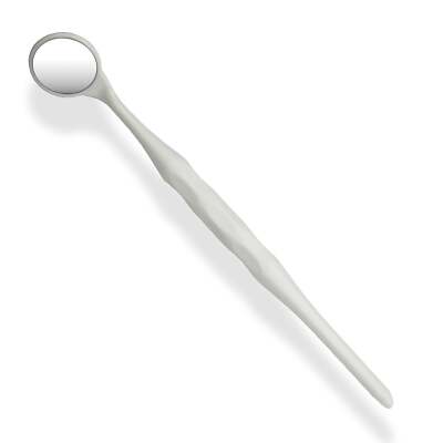 Dental Autoclavable Disposable Mouth Mirror White 1 PCs -ORAL32