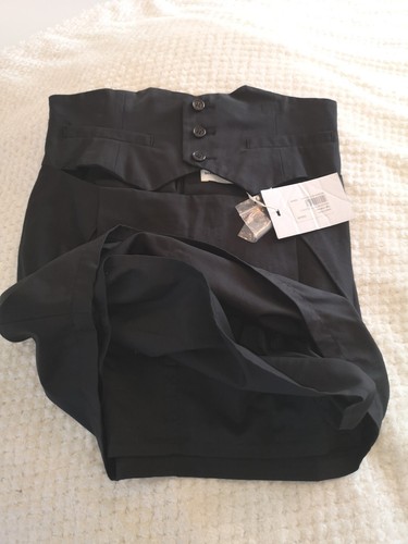 BLACK HIGH WAISTED SKIRT FULLY LINED, SIZE SMALL, NEW WITH TAG - Picture 7 of 9