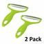 2-Pack Stainless Steel Vegetable Peelers – Potato Peeler & Slicer Set For Salad Prep