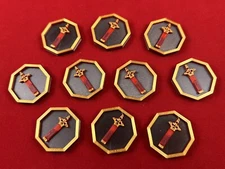 Blood Counters (10) - Compatible with Universal Counters Set for Magic