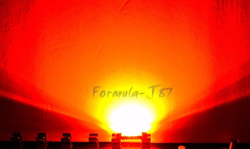LED Light Canbus Error Free DE3423 5W Red Two Bulb Dome Replacement Upgrade Lamp - Picture 7 of 11