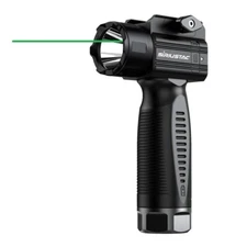 SiRiUSTAC VGC 1600 Lumen LED Rechargeable Fore Handheld Flashlight & Green Laser