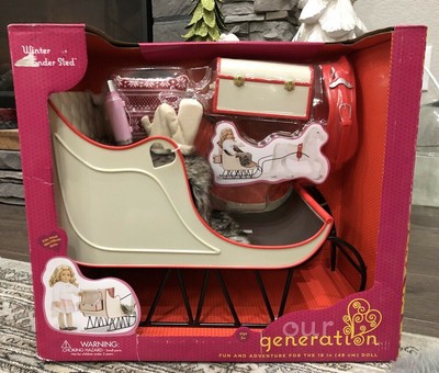 our generation christmas sleigh