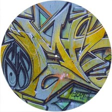 Slipmat Scratch Pad Felt for any 12" Turntable LP DJ Record Player GRAFFITI 4