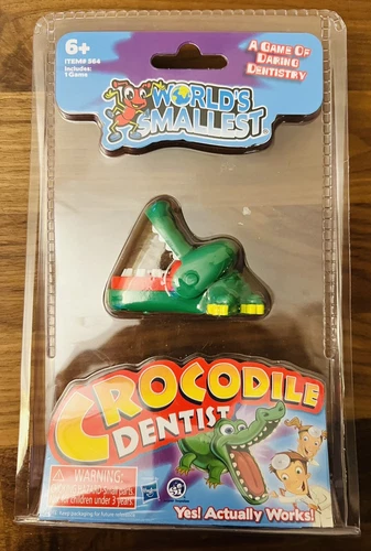 Brand New Sealed World's Smallest Crocodile Dentist A Game of Daring Dentistry