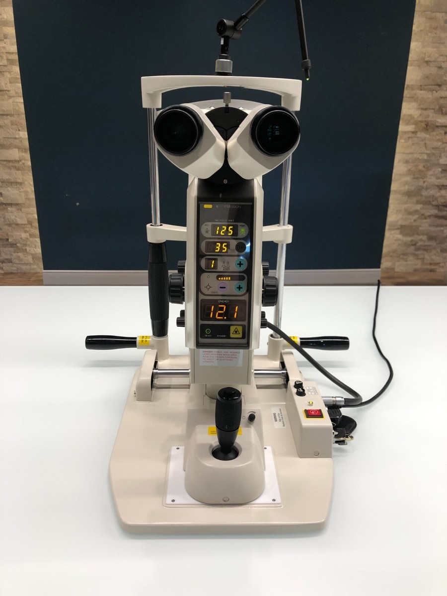 Nidek YC-1600 Ophthalmic YAG Laser System with Integrated Slit