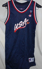 USA Olympics Dream Team II Jersey Youth XL Blank Basketball Champion 1996