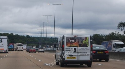 Foto 6x4 M25: gegen den Uhrzeigersinn zwischen Kreuzung 10 und 9 Stoke D' Abernon um 2010