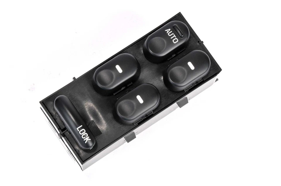 Interruptor de ventana eléctrica Delco GM 19329001 lado izquierdo conductor delantero negro para Buick Foto 4 de 4