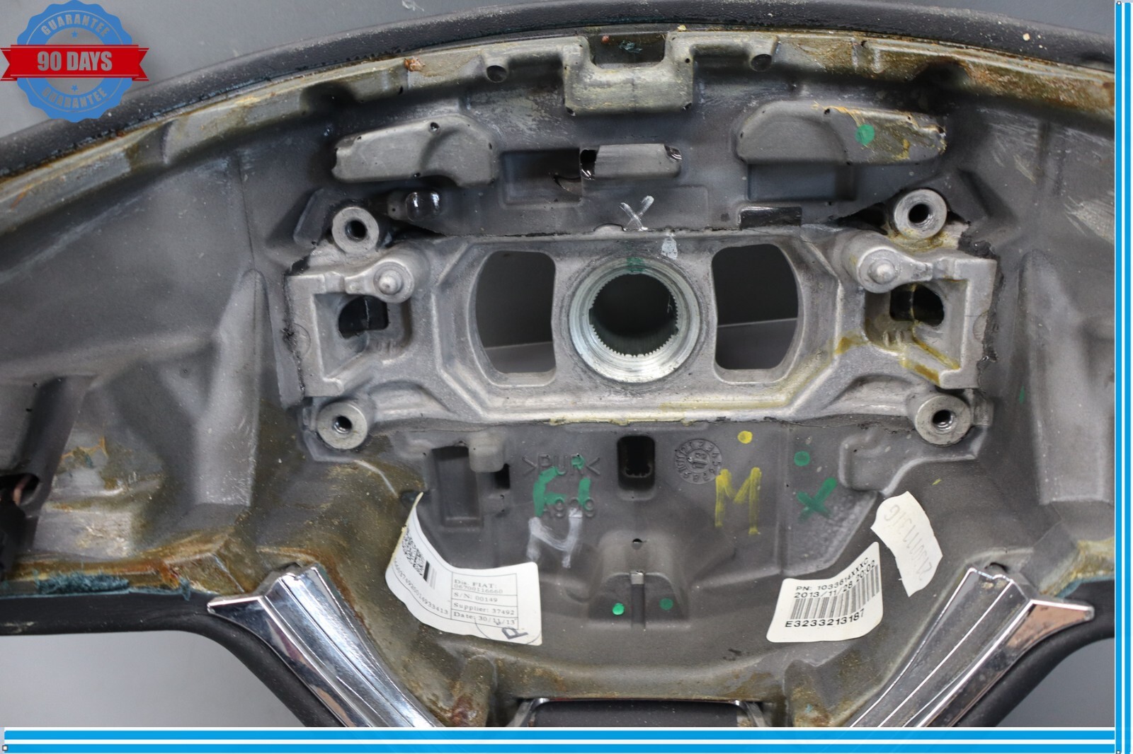 14-17 Maserati Ghibli S Steering Wheel W/ Paddle Shifters 670044602 Oem
