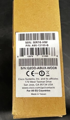 Cisco Meraki MR16 Dual-Band Cloud Managed Wireless Access Point - New - Open box - Picture 2 of 3