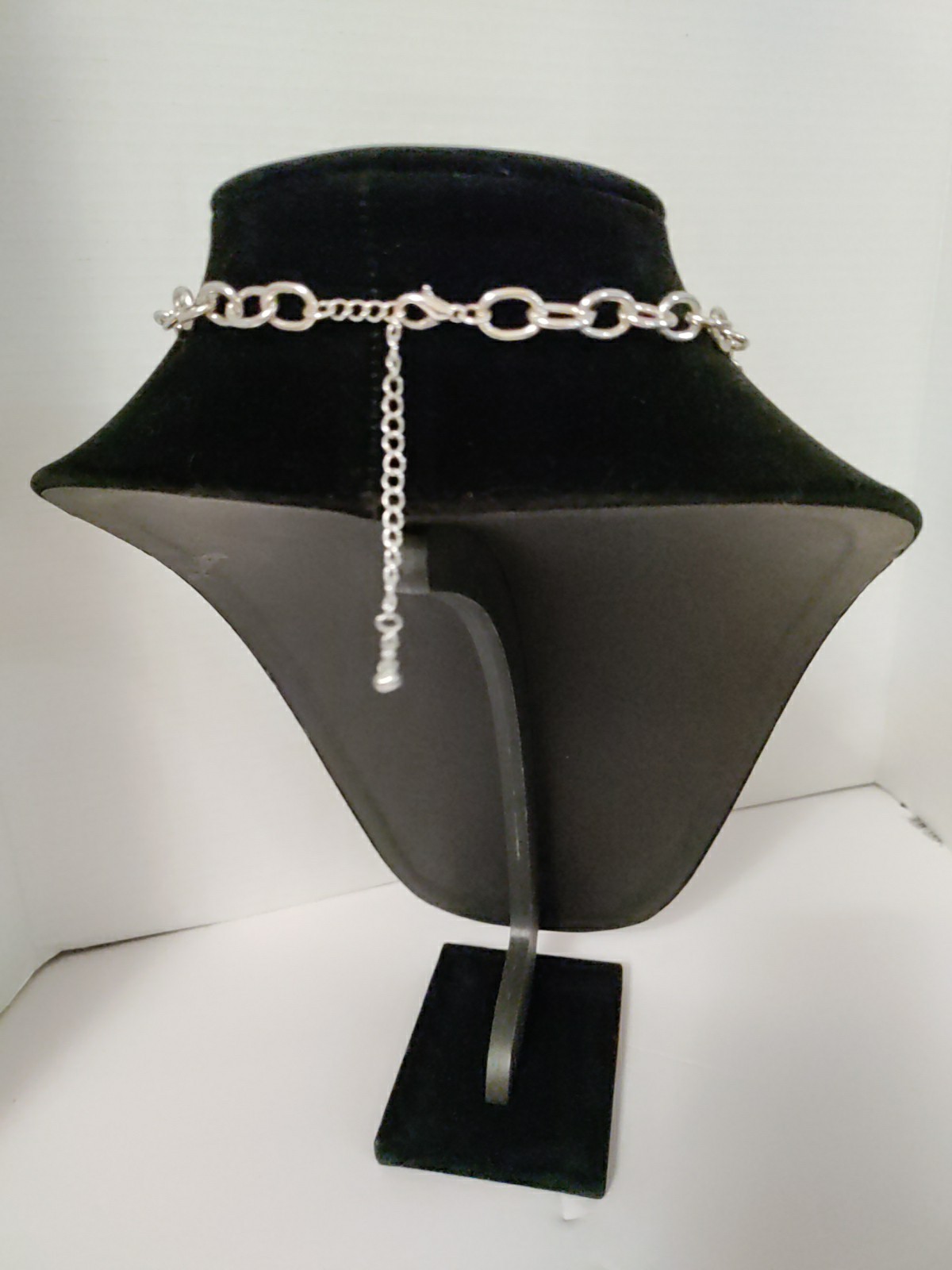 Boho Turquoise Silver tone Statement Necklace Wes… - image 6