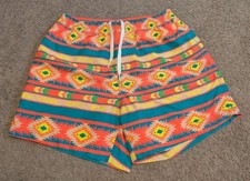 Chubbies Aztec Print Unlined 5" Swim Trunks Boardshorts Men's La