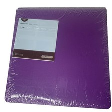Creative Memories 2008 Flex-Hinge Scrapbook Album Purple 12x12 NEW Sealed