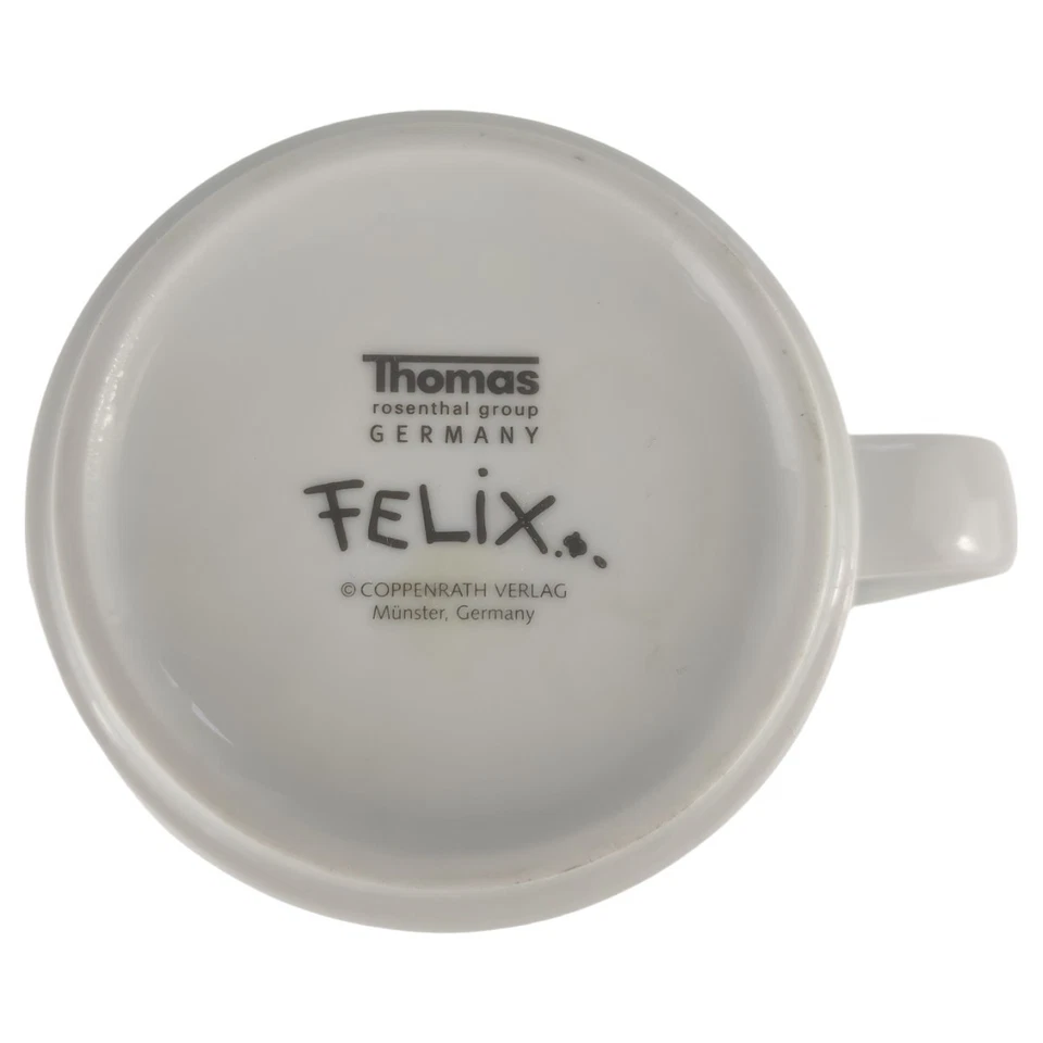 Becher mit Henkel D 7,8 cm H 9 Thomas Kindergeschirr Felix der Hase Porzellan - Bild 4 von 4