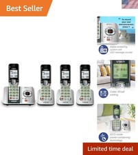 DECT 6.0 Phone Answering System with Caller ID/Call Waiting, 4 Cordless Hands...