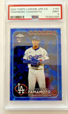 2024 TOPPS CHROME SAPPHIRE UPDATE SERIES #149 YOSHINOBU YAMAMOTO RC PSA 9