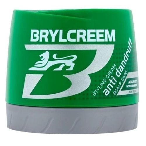 Brylcreem Green x3 Crema Styling Antiforfora Antigrassa Cura Cuoio Capelluto 250ml - Foto 5 di 5