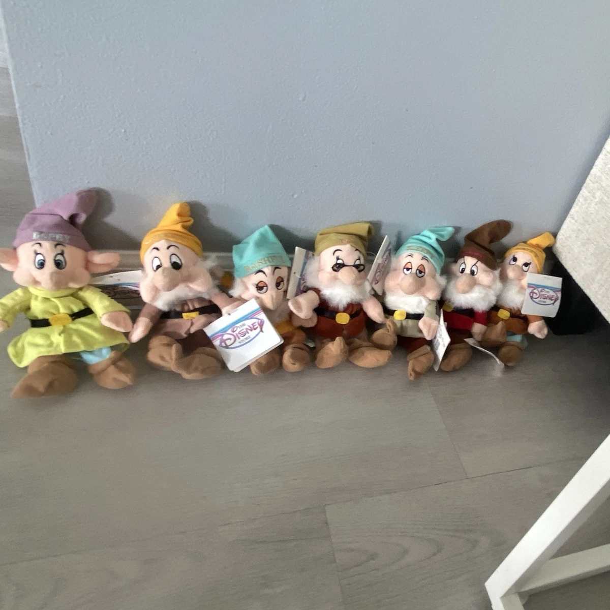 Seven Dwarfs Plush In Disney Beanbag Plushies for sale | eBay
