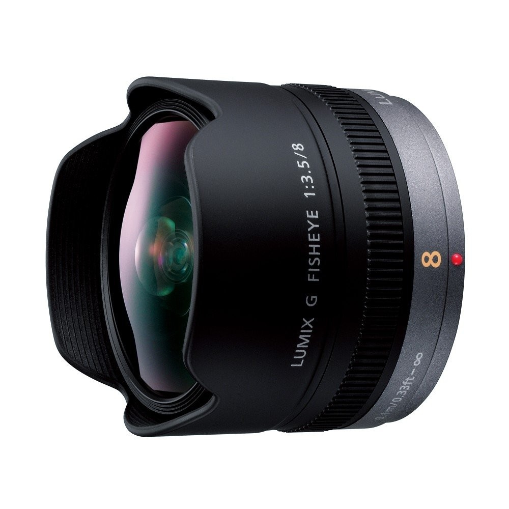 Panasonic Single Focus Fisheye Lens for Micro Four Thirds Lumix G FISHEYE 8mm/F3