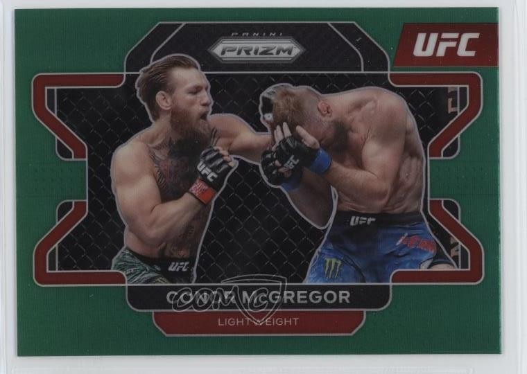 2022 Panini Prizm UFC Green Prizm Conor McGregor #39 0c08