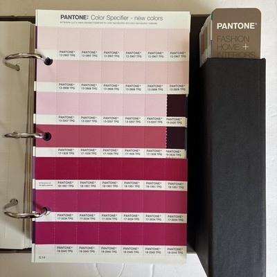 Pantone Fashion Home Interiors TPG Chips FHI Color Book Reference