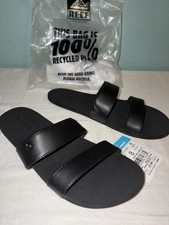 Reef Flat Sandals Women  s Size 8  Bliss Nights Eliana  Black NEW W/ Tags