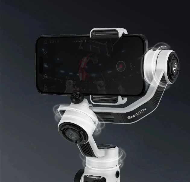 NEW Zhiyun Smooth 5S Combo 3-Axis Handheld Smartphone Gimbal Stabilizer - Image 3 of 4