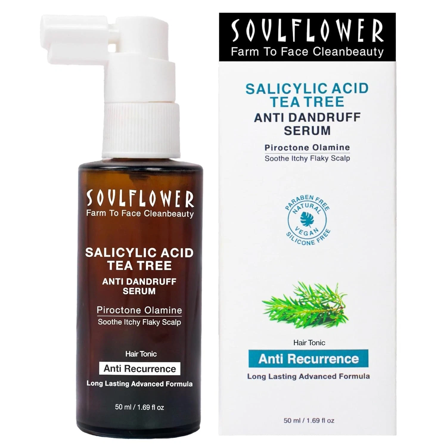 Soulflower Anti Dandruff Hair Serum for Hair Growth 50ml