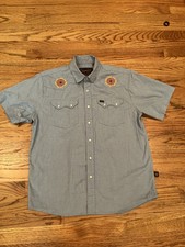 MENS HOWLER BROS HEED THE CALL DELUXE CROSSCUT PEARL SNAP SMALL