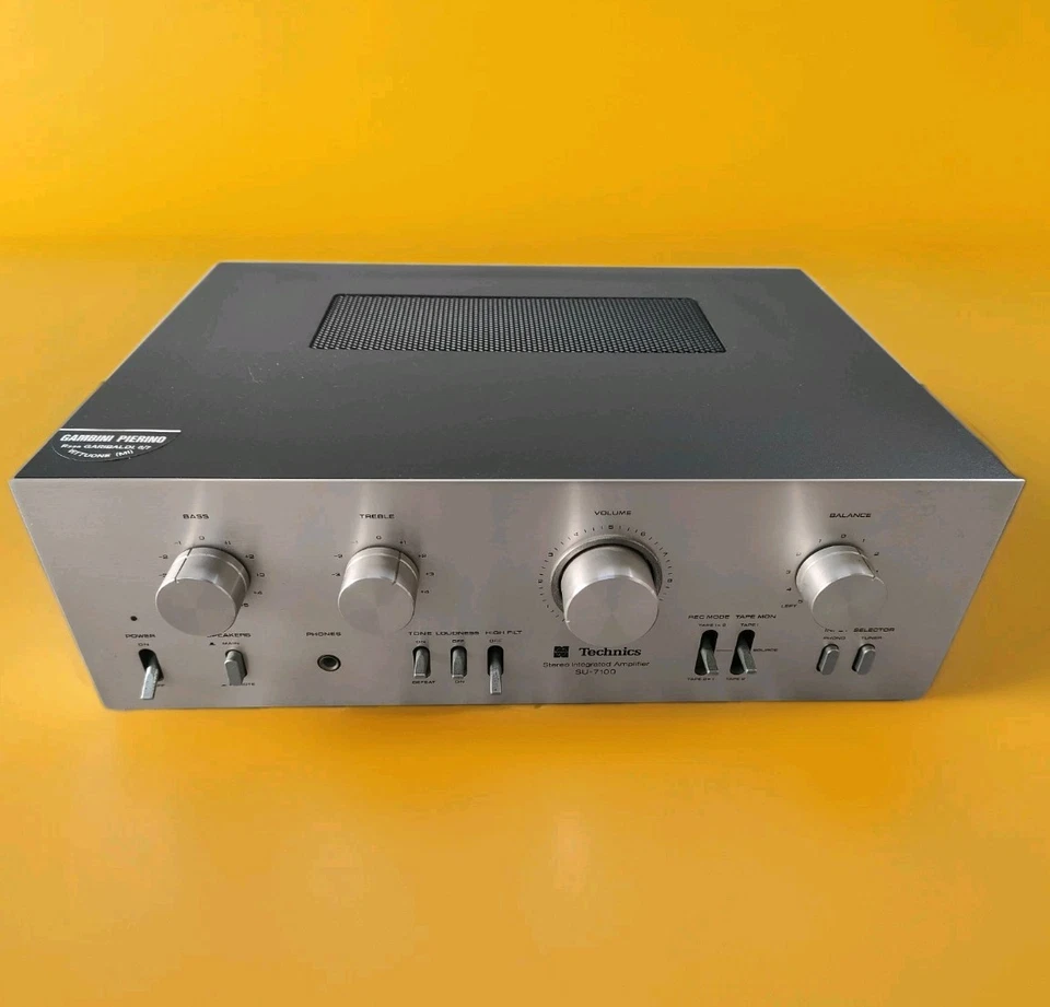 TECHNICS SU-7100 AMPLIFICATORE STEREO INTEGRATO HI-FI MADE IN JAPAN - VINTAGE - Immagine 3 di 4