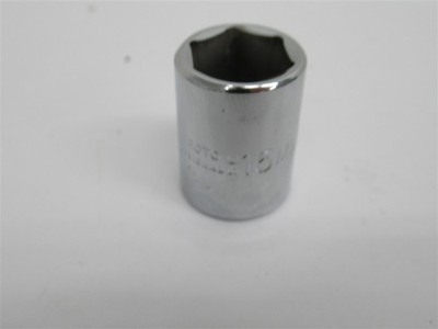 Proto J5215MH, 15mm Standard Socket, 3/8'' Drive, 6 Point