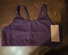 Girlfriend Collective Deep Purple/ Plum Sports Bra Size XXL NWT