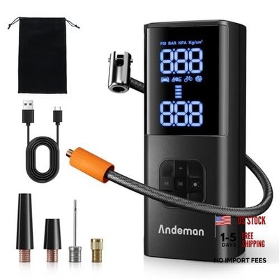 Tire Inflator Portable Air Compressor, 150PSI & 8000mAh Portable Air Pump, 4X