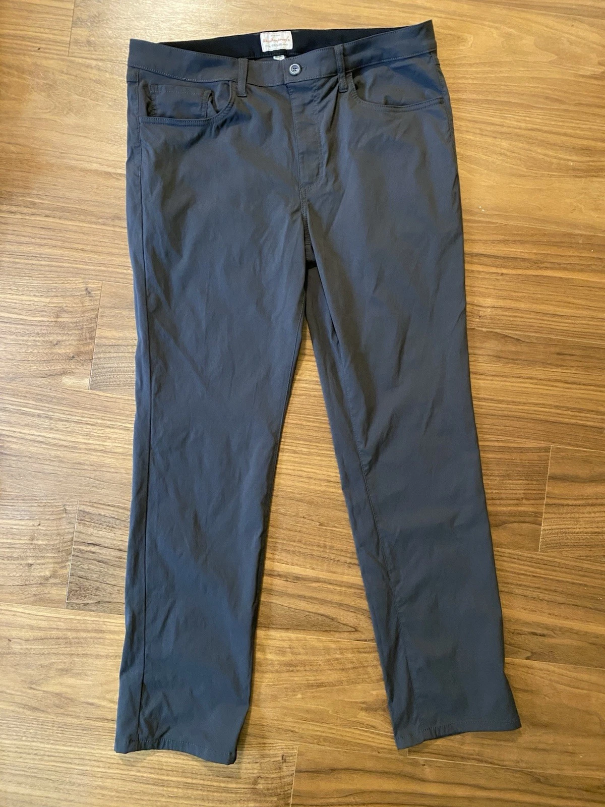 Weatherproof Men’s Gray Pants Size W36/L32 Hiking Work Straight Fit Nylon