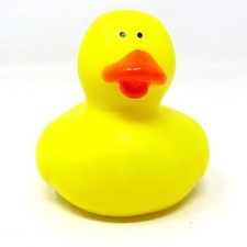 Yellow Rubber Duck 2 inch DIY Decorate Personalize Solid Color Squirts Easter nu