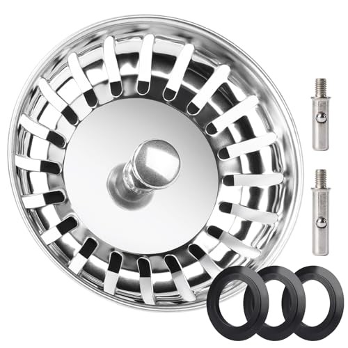 Kitchen Sink Plug Strainer, Stainless Steel  Assorted colors , sizes 