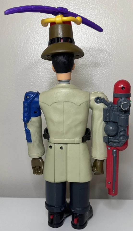 INSPECTOR GADGET 14" ACTION FIGURE COMPLETE W/ WATCH BELT VTG 1999 McDonald's - Image 3 of 4