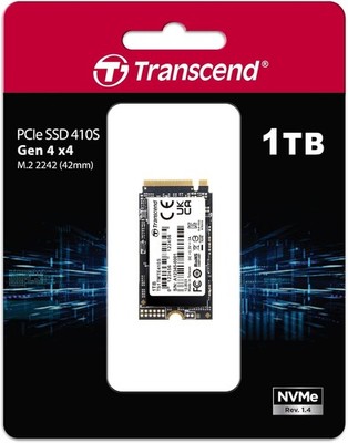 Transcend SSD410S PCIe Gen 4 x4 NVMe M.2 2242 1TB Internal Solid State Drive