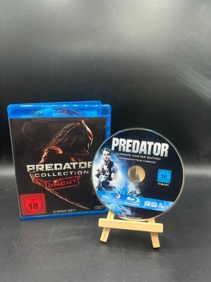 Predator Collection Uncut 3-Disc Blu-ray Arnold Schwarzenegger Sci-Fi FSK18