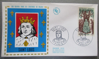 FRANCE lettre FDC 1er jour St LOUIS à PARIS en 1967 lot PE111
