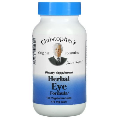 2 X  Christophers Original Formulas, Herbal Eye Formula, 920 mg, 100 Vegetarian