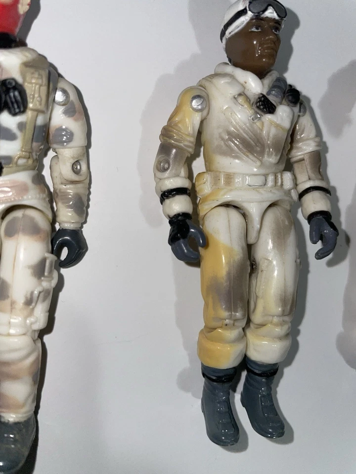 1997 Gi Joe Arctic Mission Team 3.75" Iceberg v3 Snow job v2 Blizzard v2 Figure - Image 4 of 4