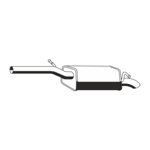 Ernst EndschalldäMpfer Auspuff FüR Vw Caddy Iii 1.2 Tsi 86/105 Ps 2K0253609AE-image